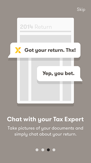 TaxChat Onboarding Chat Screen